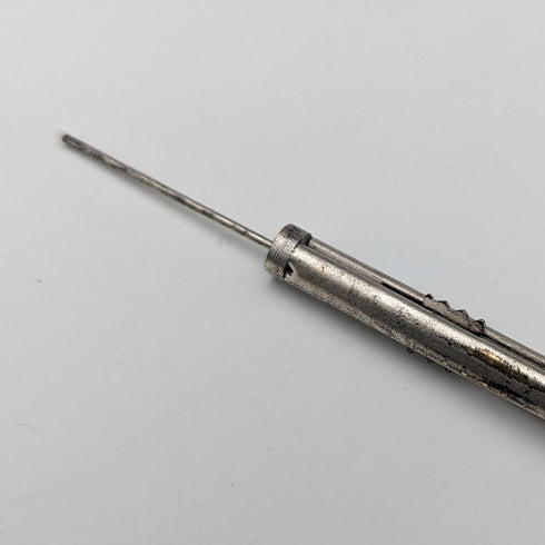 Early 20th Century Antique Flower Engraving 835 Silver Propelled Mechanical Pencil